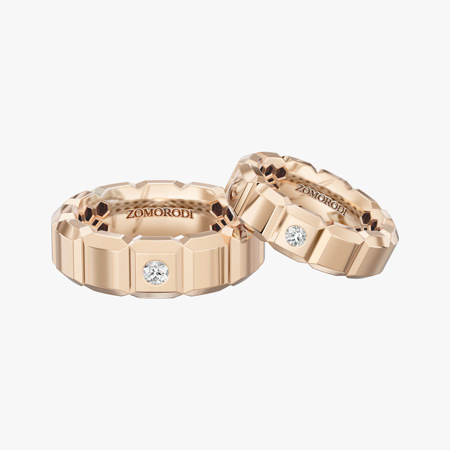 Unity Diamond Matching Wedding Rings